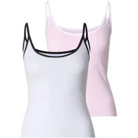 Urban Classics Tanktop "Ladies Contrast Basic Top 2-Pack"