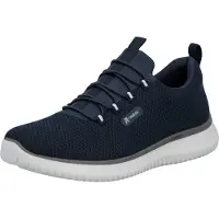 Rieker Herren Slipper Sneaker mit Gummizug und leichter EVA Sohle B9655, Größe:46 EU, Farbe:Blau