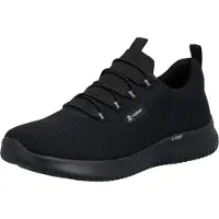 Rieker Herren Slipper Sneaker mit Gummizug und leichter EVA Sohle B9655, Größe:42 EU, Farbe:Schwarz