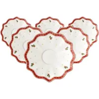 Villeroy & Boch Untertasse "Kaffee-/Teeuntertassen Toy's Delight ø 17,5 cm 6er Set bunt", bunt, L:17,5cm, Speiseteller, Untertasse