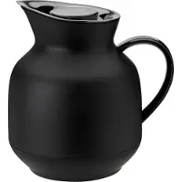 Stelton Thermoskanne Amphora Soft Black 1 L