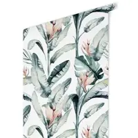 Wallart K&L Wall Art Vliestapete »Kinder Vliestapete«, Dschungel Bananenblatt, mehrfarbig, matt - bunt