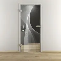 NOVADOORS Glasdrehtür »NOVA 634«, glänzend - transparent