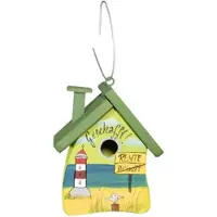 Vogelvilla Nistkasten für Vögel, Geschenkidee Ruhestand, Rente, Vogelhaus zum aufhängen