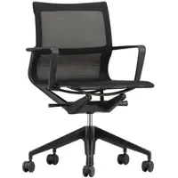 Vitra Bürodrehstuhl Physix schwarz, Designer Alberto Meda, 63.5x88-100x55.5 cm