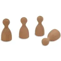 Mogunto Wandhaken Don’t Worry Eiche geölt braun, Designer Marcus Hofbauer, 8 cm