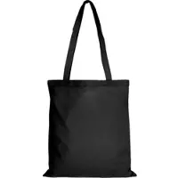 TEXXILLA 10er Pack Baumwolltasche - 28 Farben | mit Zwei Langen Henkeln | 38x42cm, schwarz, 25 Stück