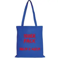 TEXXILLA Baumwolltasche Mehrpack Classic mit zwei langen Henkeln, Royalblau, royalblau