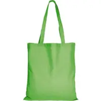 TEXXILLA 10er Pack Baumwolltasche - 28 Farben | mit Zwei Langen Henkeln | 38x42cm, hellgrün, 10 Stück