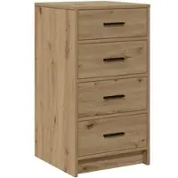 vidaXL Sideboard Artisan-Eiche 40 x 41 x 75 cm Holzwerkstoff