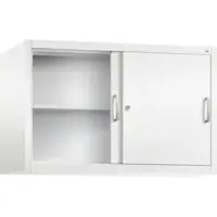 C+P Aufsatzschrank Acurado, H790xB1200xT500mm, Front Verkehrsweiß, Korpus Verkehrsweiß (2055-00)