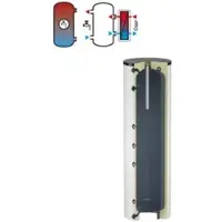 Flamco Ladespeicher LS 200 l, weiß, mit Isolierung
