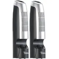 Newgen medicals 2er-Set Luftreiniger mit Ionisator und Gebläse, 2 Stufen, 3,2 Watt
