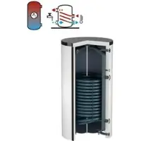 Flamco Standspeicher Duo 2000 l, weiß, mit EPS-Isolierung