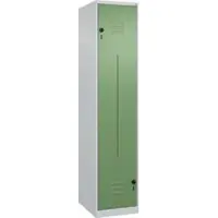 C+P Z-Spind Classic PLUS, 2 Fächer, 1850x400x500mm, 7035/6011 Verschluss Sicherheits-Drehriegel