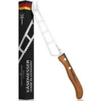 Schwertkrone Käsemesser MO30101, 13,5 cm Edelstahlklinge, Olivenholzgriff