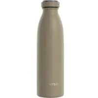LARS NYSØM Trinkflasche Ren Taupe Brown, 0,5 Liter, Edelstahl, braun