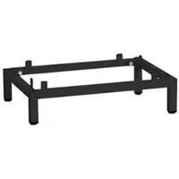 LÜLLMANN Fußgestell 565509, für Planschrank DIN A1, 113 x 15 x 83cm, schwarz