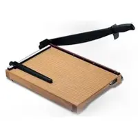 Böttcher-AG Hebelschneider mit Holztisch, A4, 15 Blatt Schnittleistung, Schnittlänge 310 mm