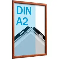 Sprintis Klapprahmen Holzoptik, 25 mm Profil, DIN A2, holzoptik, Aluminium