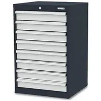 Simplaflex Schubladenschrank CL6H090800, Metall, 8 Schübe, lichtgrau, (B/H/T) 60 x 92 x 58cm