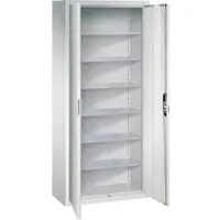 C+P CP-Möbel Magazinschrank Serie 13, grau, 70 x 169 x 30cm, 6 Böden