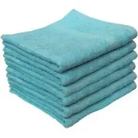 Dyckhoff Handtuch Planet Set, jade, 30 x 50 cm, Gästetuch mit Bordüre, aus 100% Baumwolle, 450 g/m2, 6 Stück