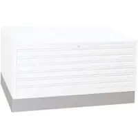 Gürkan G-Office Sockel für Planschrank DIN A1, 113 x 15 x 83cm, lichtgrau