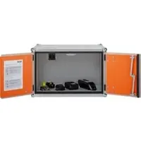 Cemo Akku-Lagerschrank Basic 8/5, 12104, mit 1 Fachboden, VDMA zertifiziert, (B/H/T) 80 x 52 x 66cm