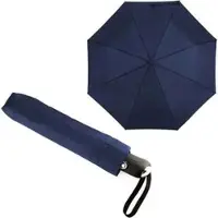 Böttcher-AG Regenschirm Cover, dunkelblau, Auf-Automatik, Ø 96 cm, 30 cm, Taschenschirm