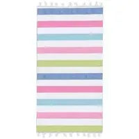 Zöllner Strandtuch Hamamtuch Pharao, 90 x 170 cm, aus 100% Baumwolle, bunt-gestreift