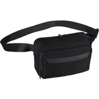 Quadra Bauchtasche Airside QD815, aus Polyester, schwarz, 2 Liter, Breite 23cm, 3 Fächer