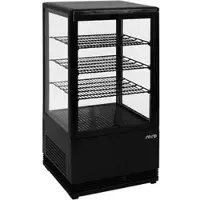 Saro Mini-Umluftkühlvitrine Modell SC 70 schwarz