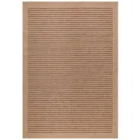 Carpetsale24 Indoor Outdoor-Teppich Flachgewebe Natürlicher Sisal Look Wetterfest Wohnzimmer Balkon Küche Terrasse Boho Design Grösse: 120x170 cm