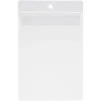 Böttcher-AG Sichttaschen mit Öse, A6, 0,16 mm, aus PVC, genarbt, 25 Stück