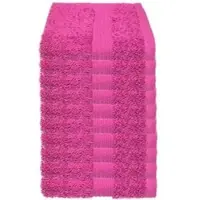 Julie Julsen Handtuch pink, 30 x 50 cm, Gästetuch mit Bordüre, aus 100% Baumwolle, 550 g/m2, 10 Stück