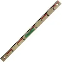 Wissner Tafelzeichengerät 160330.000, Re-Wood, Tafellineal, 100 cm, aus Holz