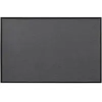 BI-Office Pinnwand New Basic, grau, aus Filz, mit schwarzem Holzrahmen, 38,5 x 28,5 cm