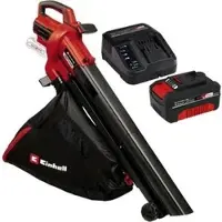 Einhell Laubbläser-Laubsauger VENTURRO 18/210, 18V, mit 45 Liter Fangsack & PXC Starter Kit 1