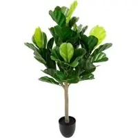 IGEA . Kunstpflanze Feigenbaum, Kunstbaum im Topf, mit Kunststoffstamm, Höhe 98 cm