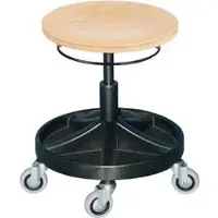 Lotz Werkstatthocker 3528.12, höhenverstellbar 41 - 54 cm, drehbar, bis 110 kg