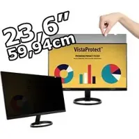 VistaProtect Blickschutzfilter Premium, VISTA236M, für 23,6 Zoll / 16:9 Monitore, mit Blaulichtfilter