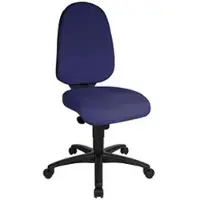 Topstar Bürostuhl Syncro Pro 5, S500 G26 Stoff blau, Gestell schwarz