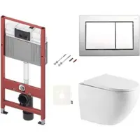 SAT Wand-WC Set für Vorwandmontage SIKOTSTOR67412
