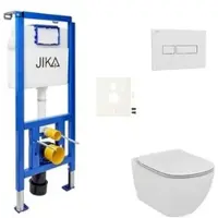 Jika Wand-WC Set für Vorwandmontage + Ideal Standard Tesi WC SIKOJSTES1