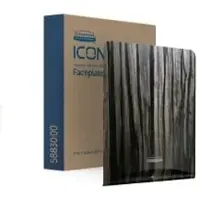 K-C Professional Kimberly-Clark Professional ICON Blende Motiv EBENHOLZMASERUNG 58830 , 1 Blende für automatischen Rollenhandtuchspender