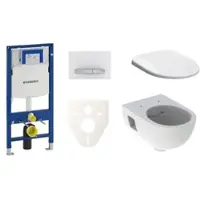 Geberit Wand-WC Set für Vorwandmontage + Selnova WC SIKOGES3S8