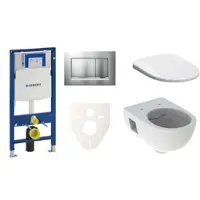 Geberit Wand-WC Set für Vorwandmontage + Selnova WC SIKOGES3S7
