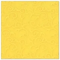 Papstar 250 Servietten "ROYAL Collection" 1/4-Falz 40 cm x 40 cm gelb "Casali"