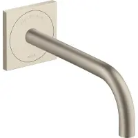 Hansgrohe Elektronischer Waschtischmischer Axor Uno UP, Ausladung 225mm, brushed nickel